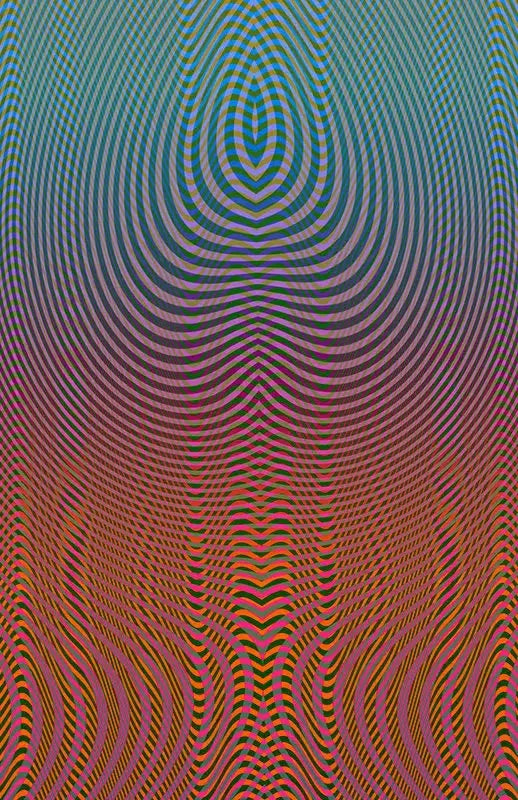 Moire Fade-Digital Artwork-Visual Bounty