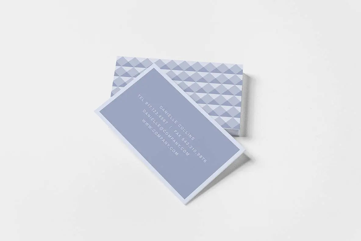 Bevel Business Card Template-Greeting & Note Cards-The Design Craft