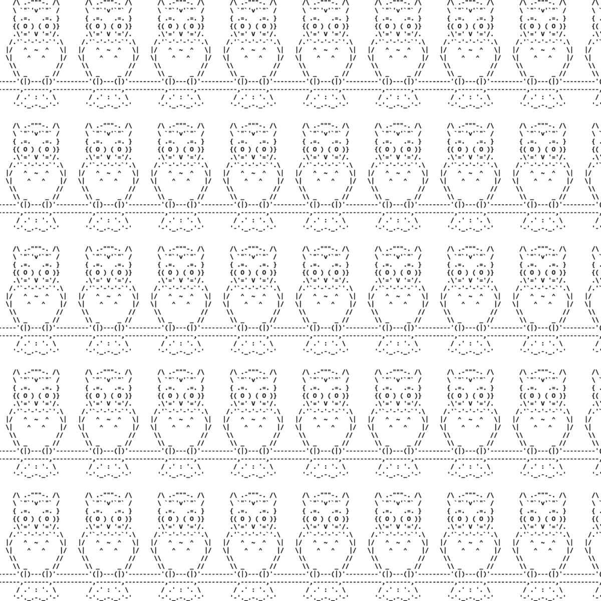 Ascii Art 7-Surface Design Shop