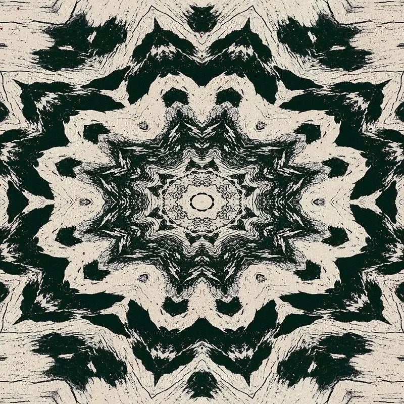 Black and Tan Kaleido-Digital Artwork-Visual Bounty