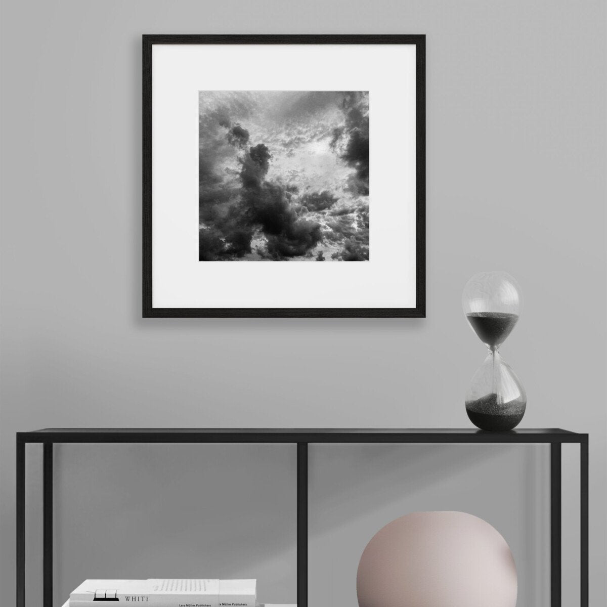 Black and White Clouds-Surface Design Shop