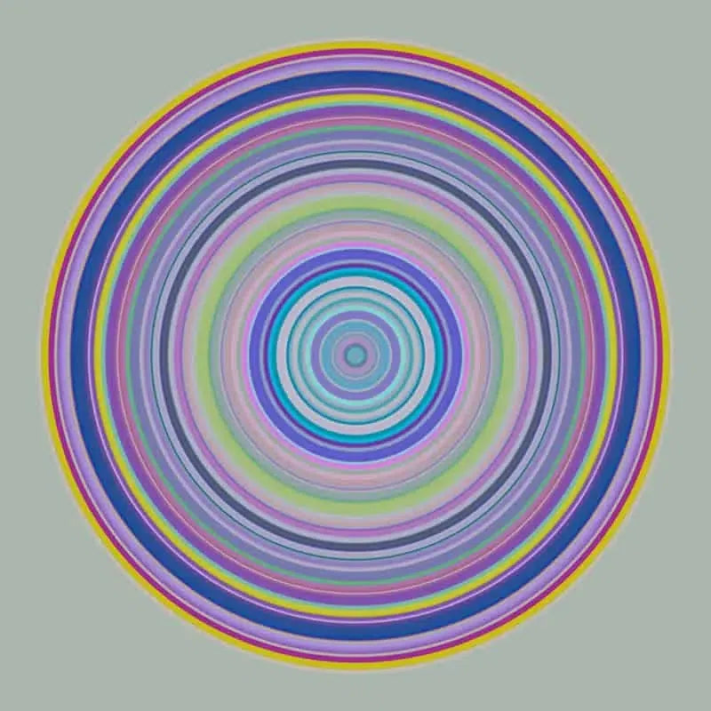 Colorful Circle II-Digital Artwork-Visual Bounty