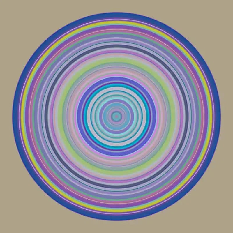 Colorful Circle VII-Digital Artwork-Visual Bounty