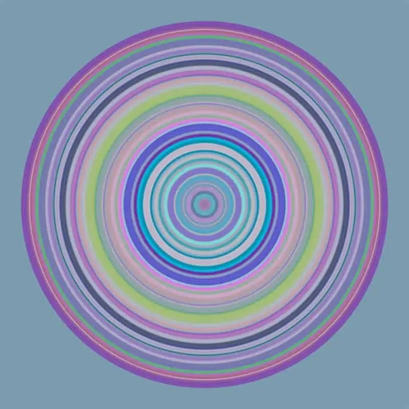 Colorful Circle X-Digital Artwork-Visual Bounty