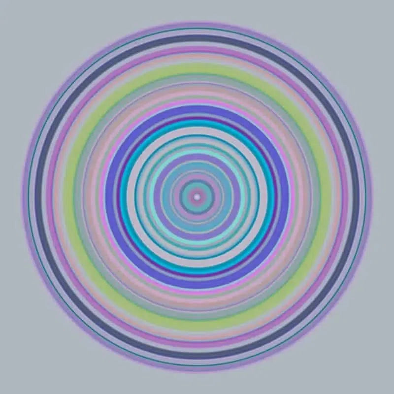 Colorful Circle XII-Digital Artwork-Visual Bounty