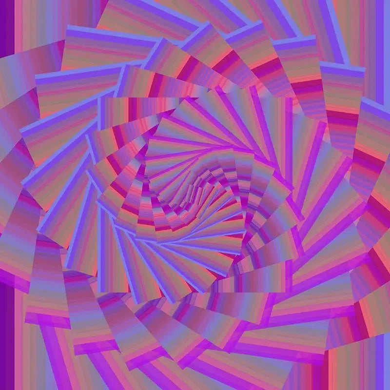 Colorful Fibonacci Spiral-Digital Artwork-Visual Bounty