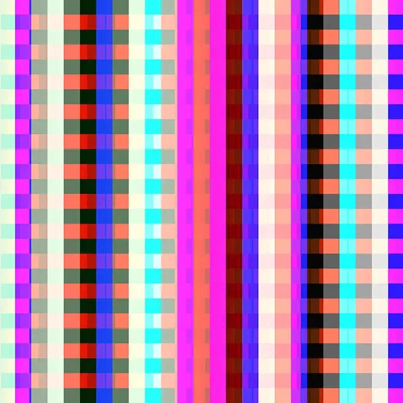 Colorful Striped Overlay-Digital Artwork-Visual Bounty