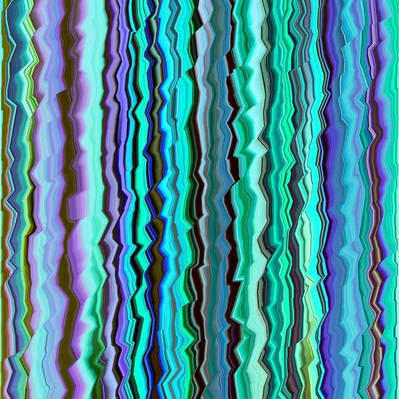 Crinkled Stripes-Digital Artwork-Visual Bounty