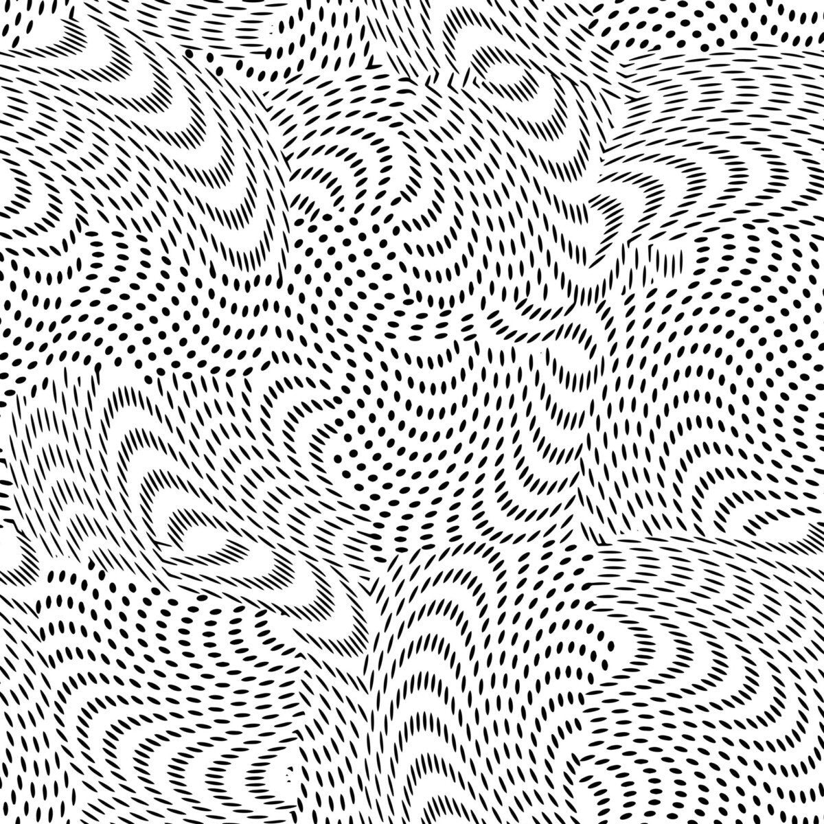 Dot Waves XIV-Surface Design Shop