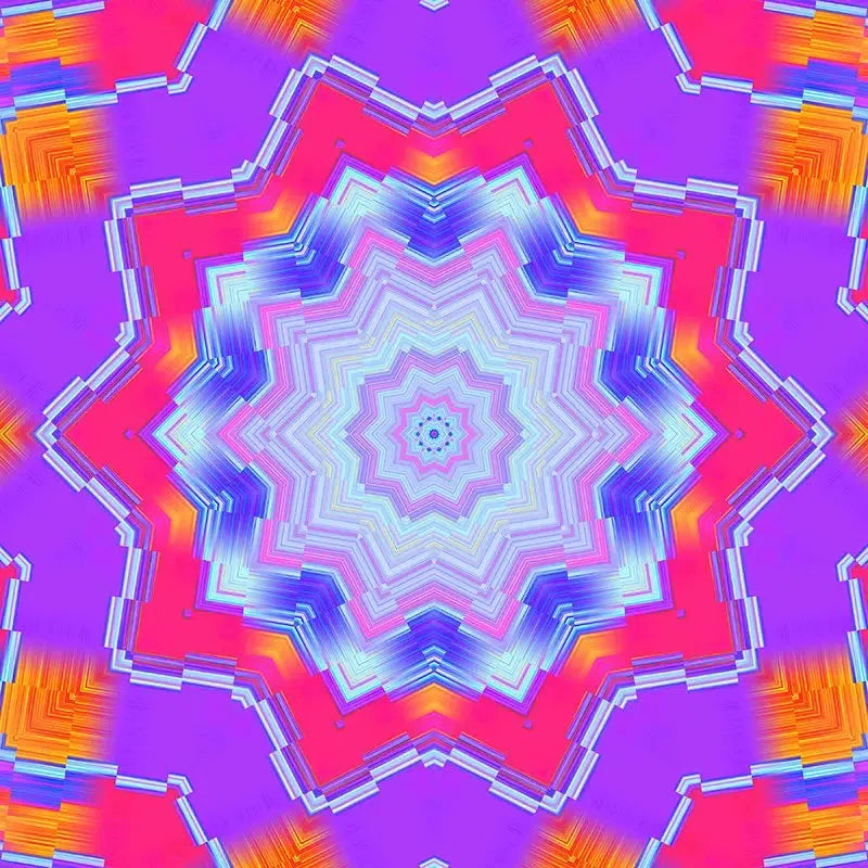 Fiesta Kaleido-Digital Artwork-Visual Bounty