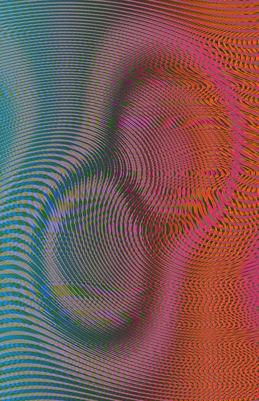 Moire Fade-Digital Artwork-Visual Bounty