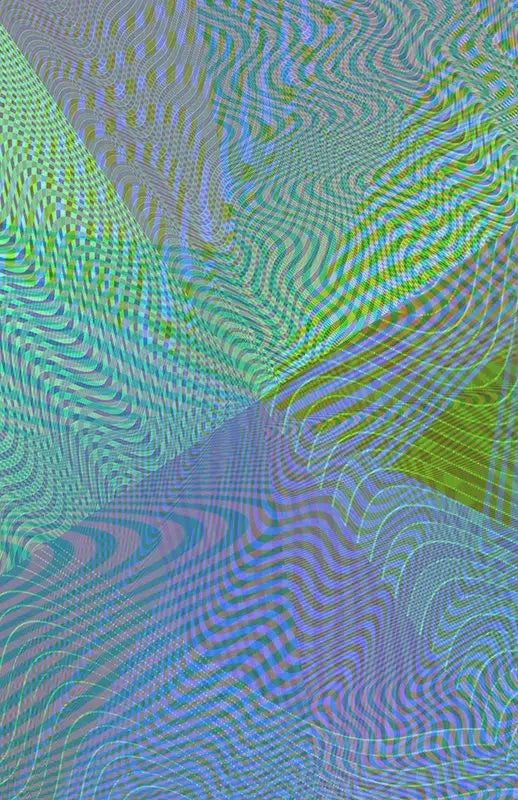 Moire Glitch-Digital Artwork-Visual Bounty