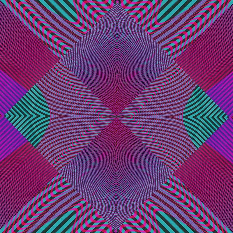 Moire Kaleido-Digital Artwork-Visual Bounty