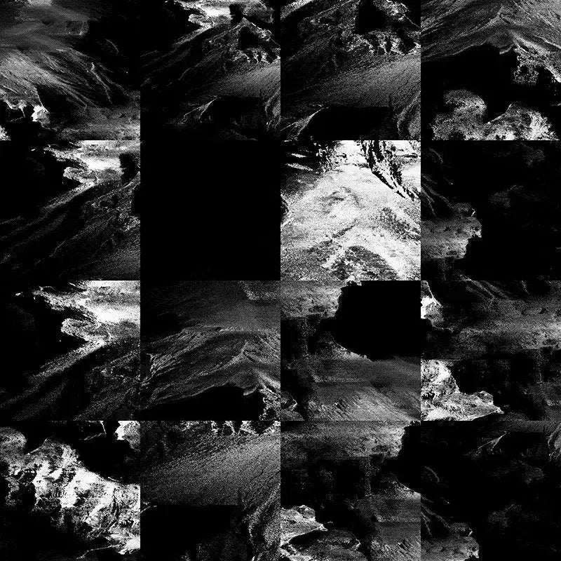 Monochrome Terrain Grid-Digital Artwork-Visual Bounty