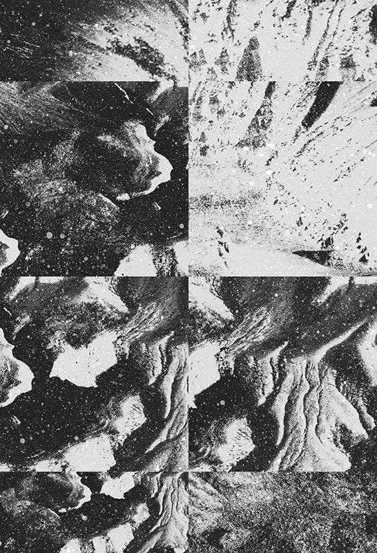 Monochrome Terrain Grid-Digital Artwork-Visual Bounty