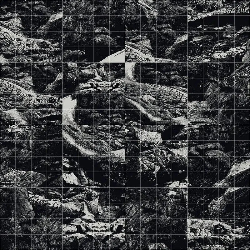 Monochrome Terrain Tile-Digital Artwork-Visual Bounty