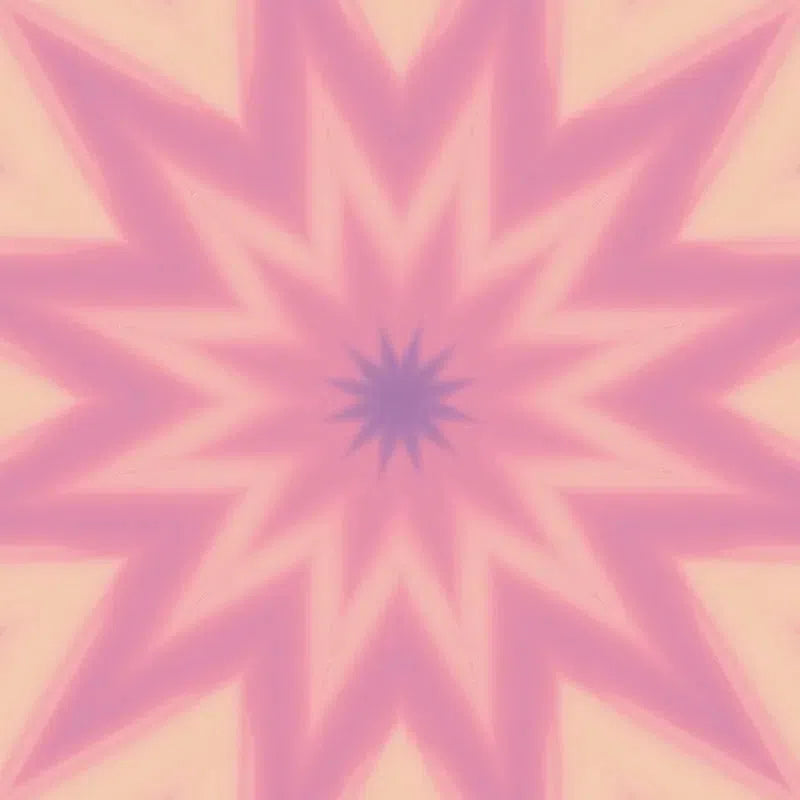 Pink Ombre Star-Digital Artwork-Visual Bounty