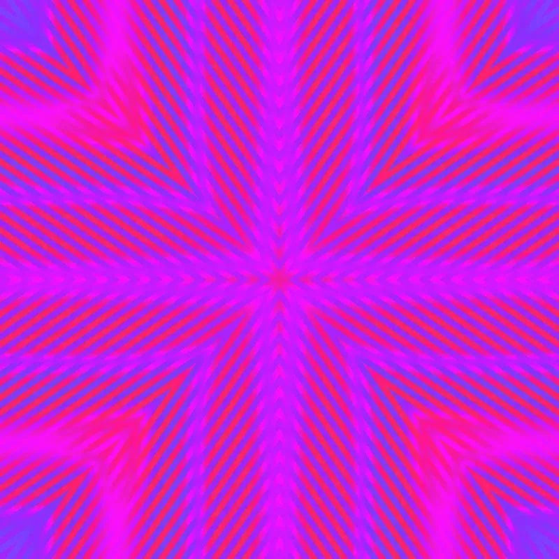 Vivid Kaleido Cross-Digital Artwork-Visual Bounty