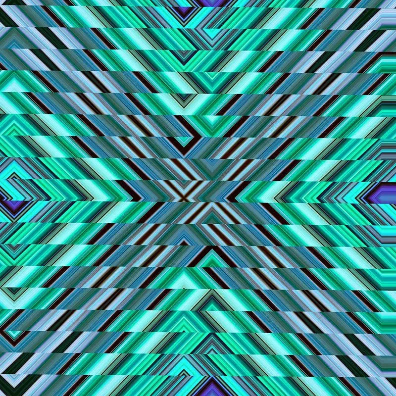 Vivid Kaleido Glitch-Digital Artwork-Visual Bounty