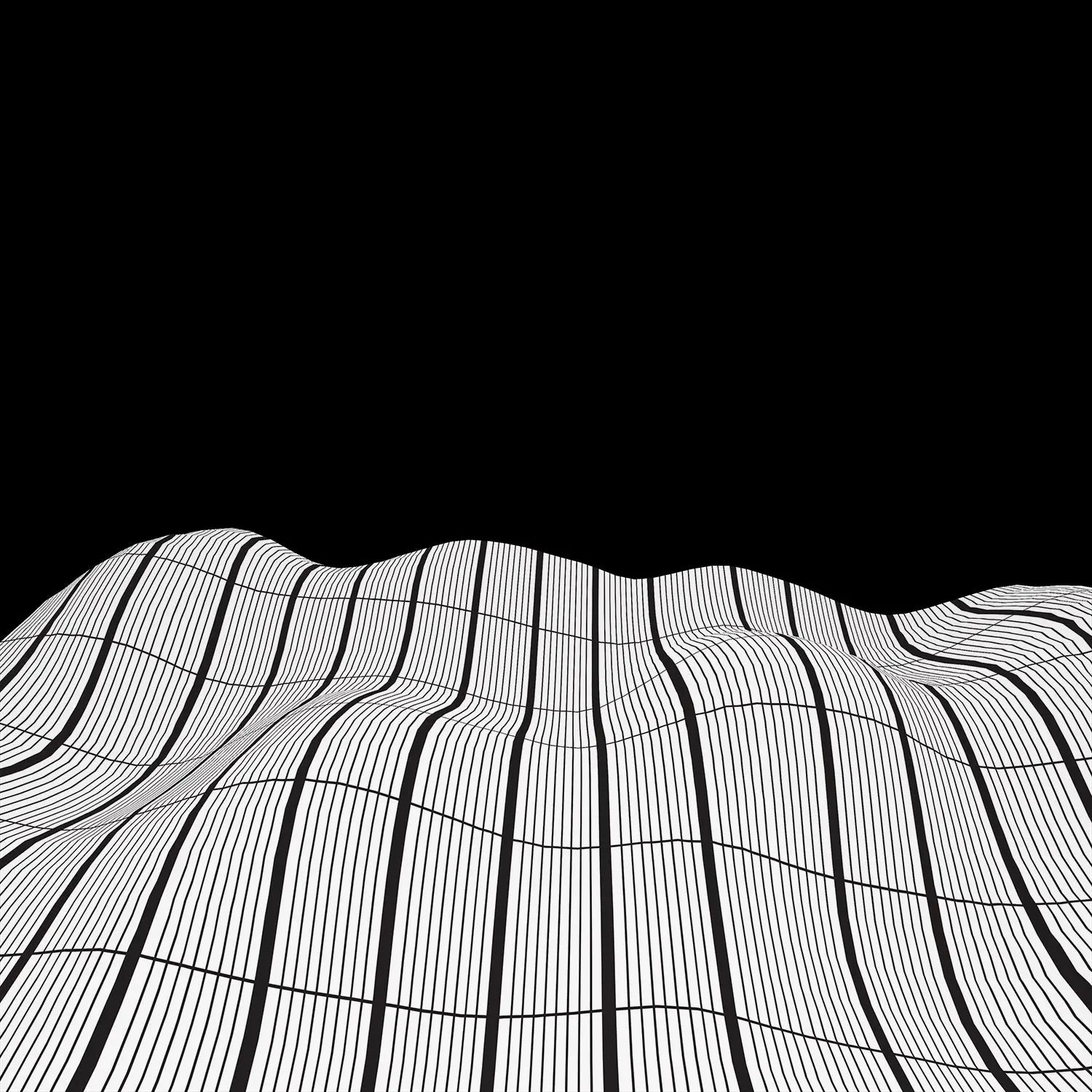 Wavey Stripe Grid IV Visual Bounty