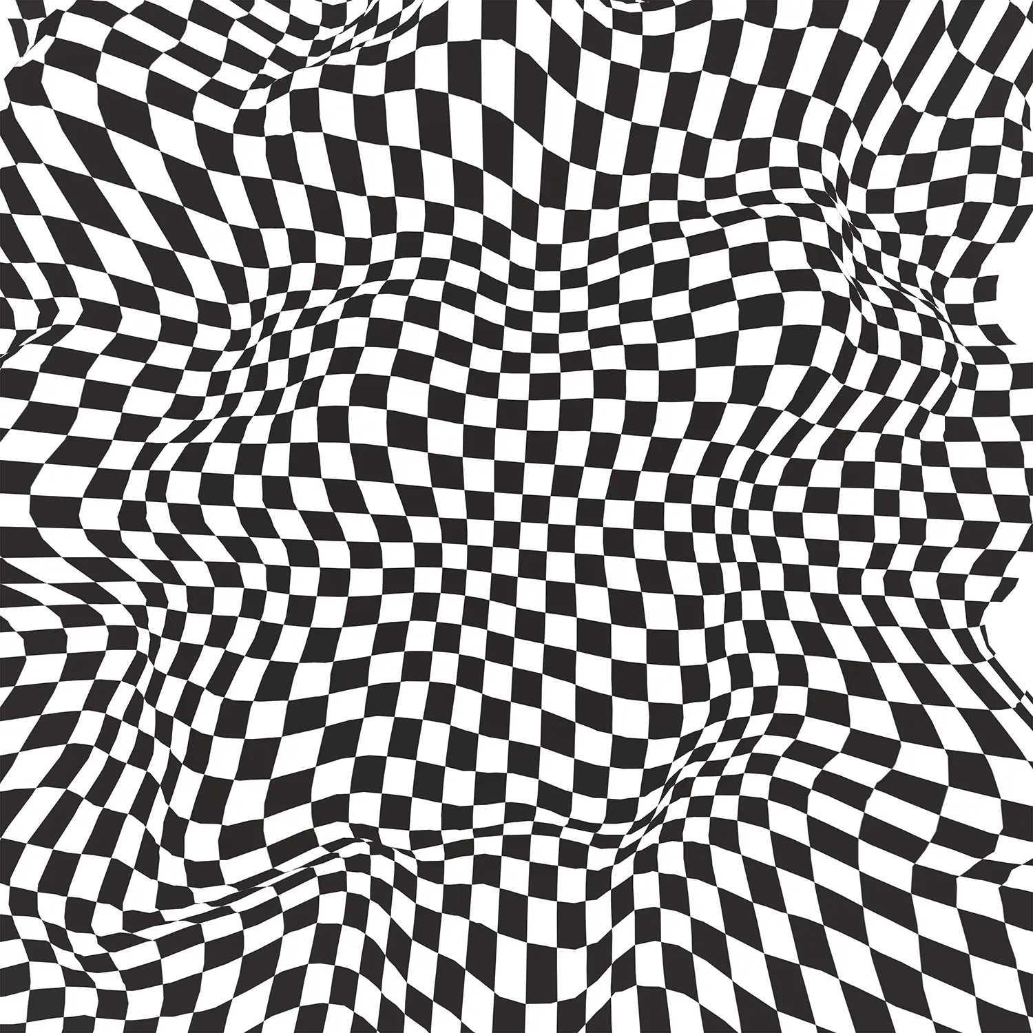 Wavey Checkerboard IV Visual Bounty