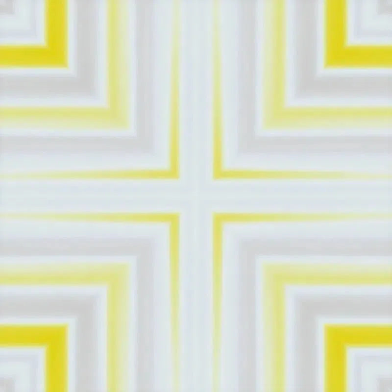 Yellow Ombre Stripes-Digital Artwork-Visual Bounty