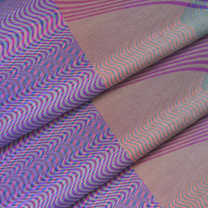 moire waves fabric