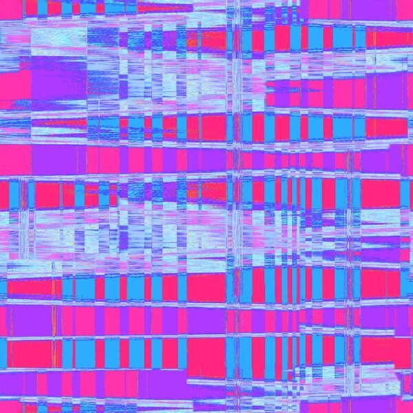 pink and blue glitch texture