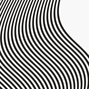 black and white wavey stripes