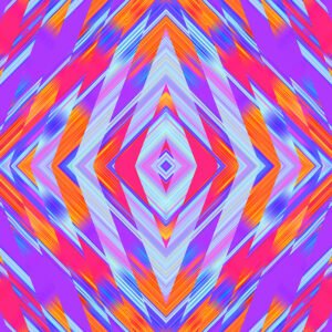 bright colorful kaleidoscopic abstract digital art pic