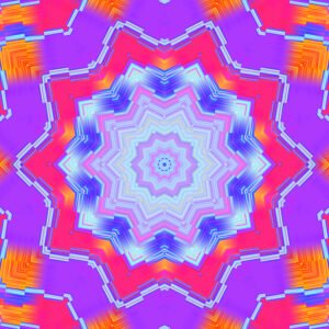 colorful kaleidoscopic digital art abstract graphic design